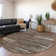 Premium Machine Washable Prisco Brown Rug