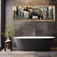 Impression sur toile encadrée «Wood Panneau Effect»-111652926-111652927
