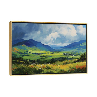 Connemara Fields II - reproduction d'art murale encadrée