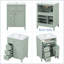 Meuble-lavabo autoportant de 24 po avec tiroirs, lavabo simple inclus-1271080998