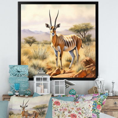 Graceful Antelope IV, reproduction d'art sur toile