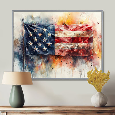 Usa Flag Of Civil War - USA Wall Art