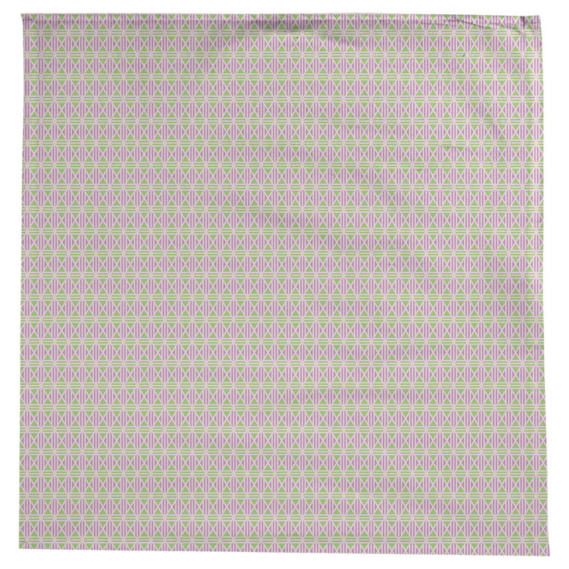 Nappe losanges doublés Leffel, Rose et pastel