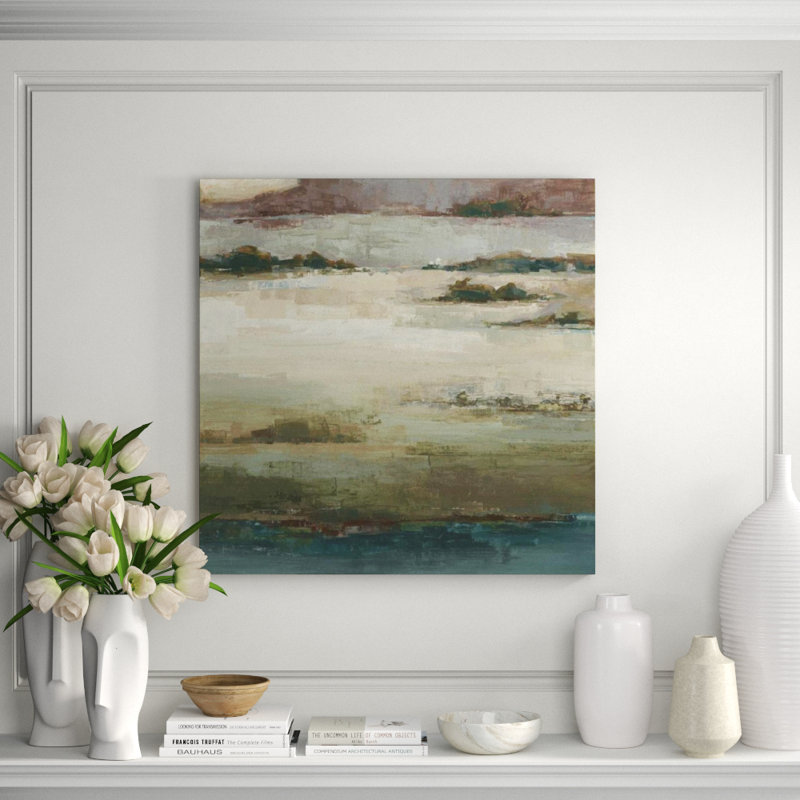 Australian Plain Print by Sara Brown, 30" H x 30" W, Glass Coat