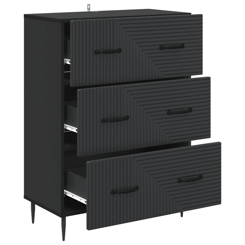 Rectangle Accent Chest, Black