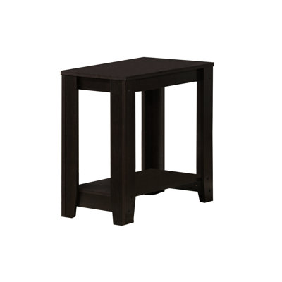 , Particle Board, End Table, Two - Tier, Ample Surface, Office Laminate Tier For Lamp Placement In