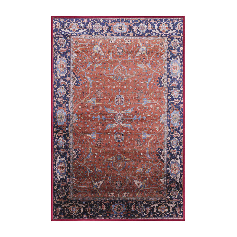 Tapis brun à motif oriental, Rectangle 4 pi x 6 pi