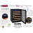 Allavino FlexCount Series 56 Bottle Single Zone Built-In Wine Refrigerator with Black Door - Right Hinge-48685907-48664713