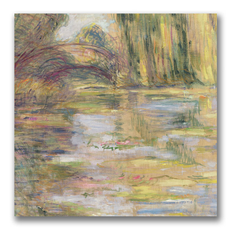 Claude Monet - reproduction d'art sur toile, H 14 po x l 14 po x P 2 po
