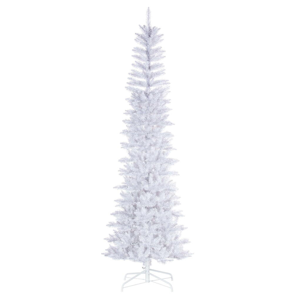The Holiday Aisle® White Pencil Artificial Unlit Christmas Tree. | Wayfair