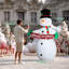 Décoration de Noël gonflable 7 pi bonhomme de neige, décoration de Noël
