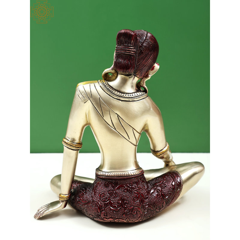 Figurine de divinité bouddhiste tibétaine