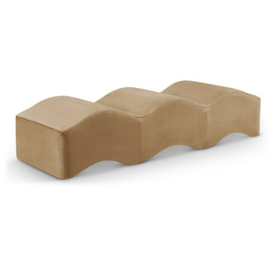 Banc en velours Leavon