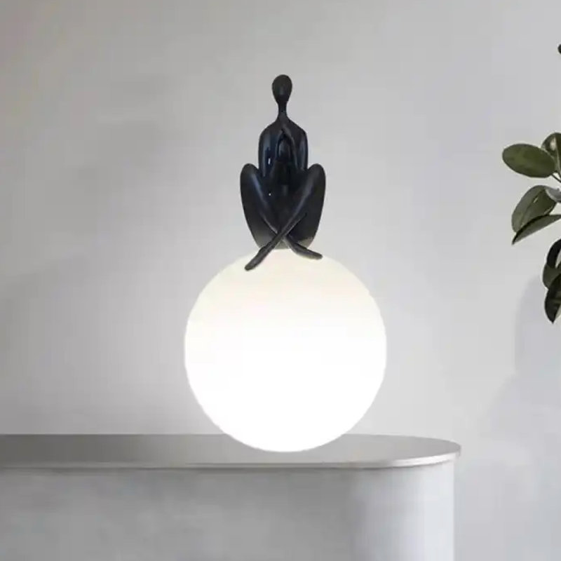 Lampe fantaisie en résine Breyelle