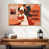Floating Frame Natural Wood