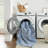 Machine Washable Cotton Blend Area Rug in Blue-1223530252