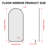 71"脳32" Arch Full-Body Full-Length Accent Mirror