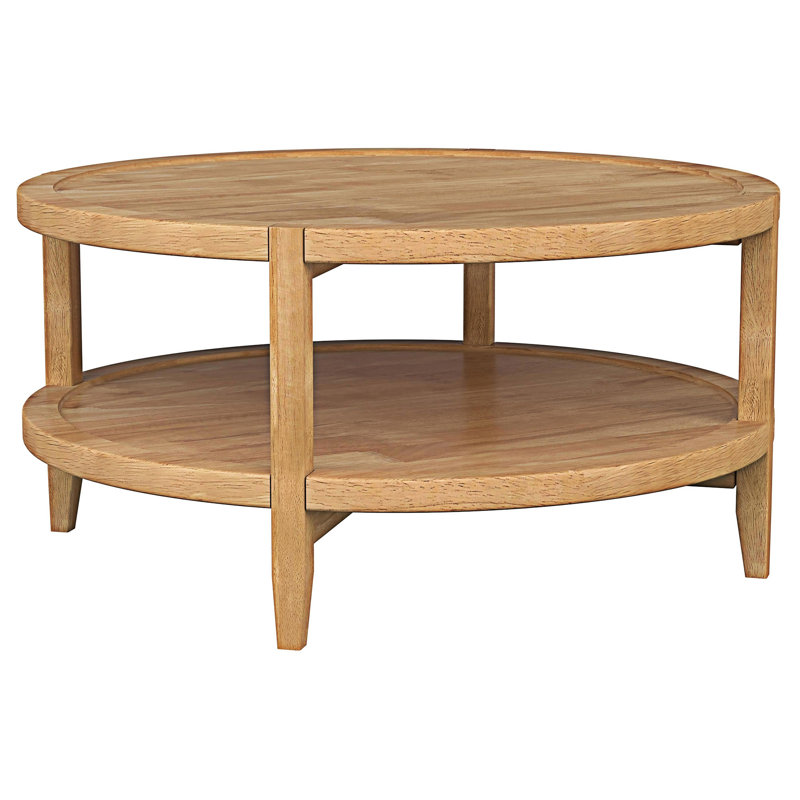 Table basse ronde en bois