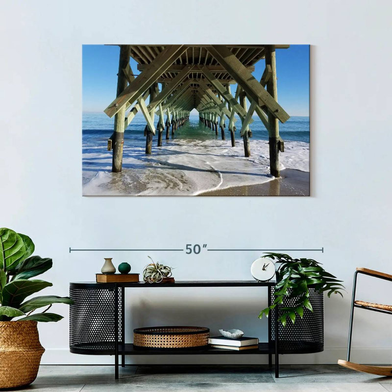 Under wrightsville beach pier Aletra, H 30 po x l 45 po