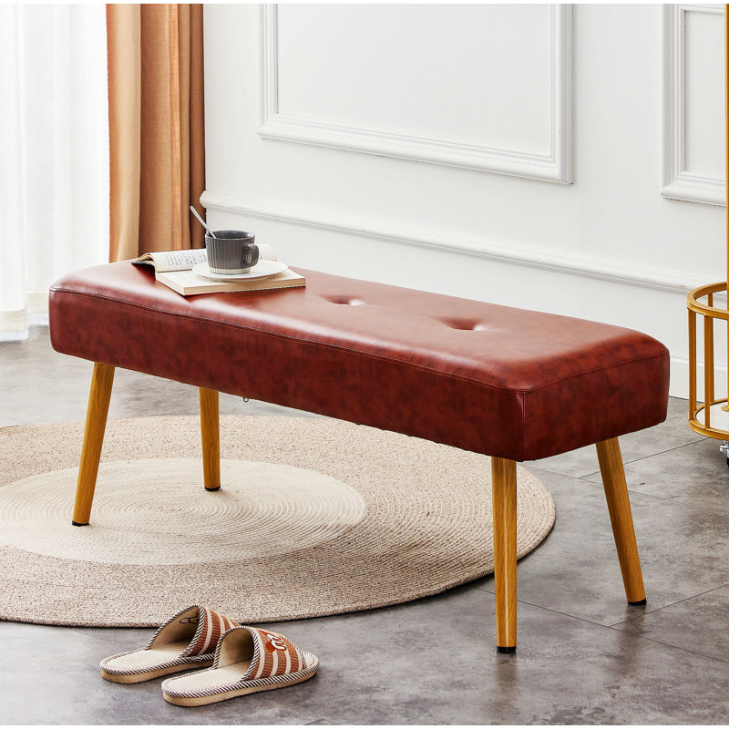 Linen Upholstered Bench