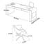 Bureau italien moderne-826076105