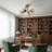 Modern 4-Light Flush Mount Ceiling Light With Amber Glass Globe Shades-235844221-235844220