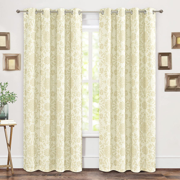 DriftAway Twyla Linen Blackout Curtain Pair & Reviews | Wayfair