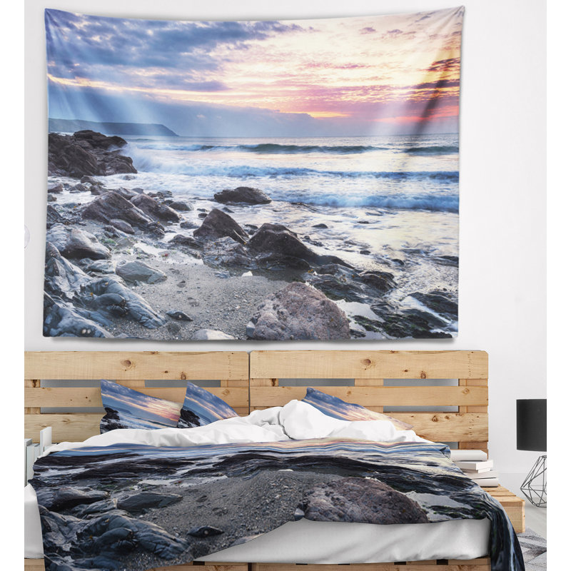 Tapisserie portholland rocky shore, H 32 po x l 39 po