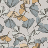 Ginko I 33' L x 20.5" W  Wallpaper Roll