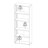 Embrie 31.34" W x 80.59" H 5 Shelf Bookcase Room Divider-2107552506