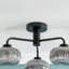 Abigahil Glass Semi Flush Mount-370949648-370949649-376258075