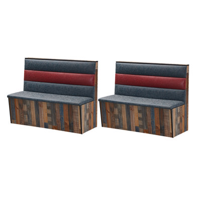Banc rembourré en similicuir