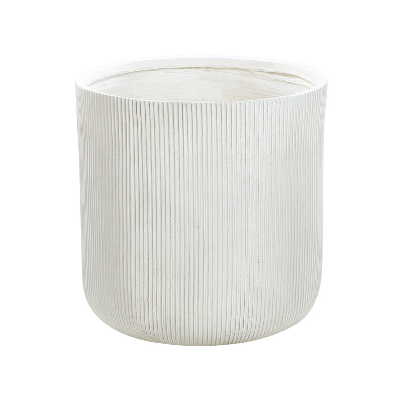 Alazne Pot Planter, 55cm H x 55cm W x 55cm D, White