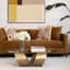 Ailsa 20" x 20" Wool Square Throw Pillow, Brown Multicolor