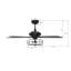 Ventilateur de plafond 52 po avec télécommande Huntley, ensemble d'éclairage inclus-1544845657-1544845656