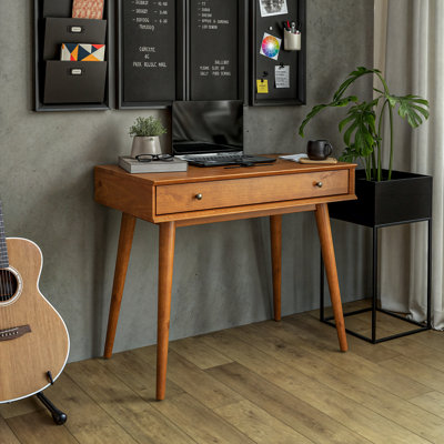Ashlie Solid Wood Writing Desk
