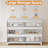 6 Drawer Dresser for Bedroom, Fluted Modern Chest of Drawers with Mrtal Handle for Living Room, White-810097323
