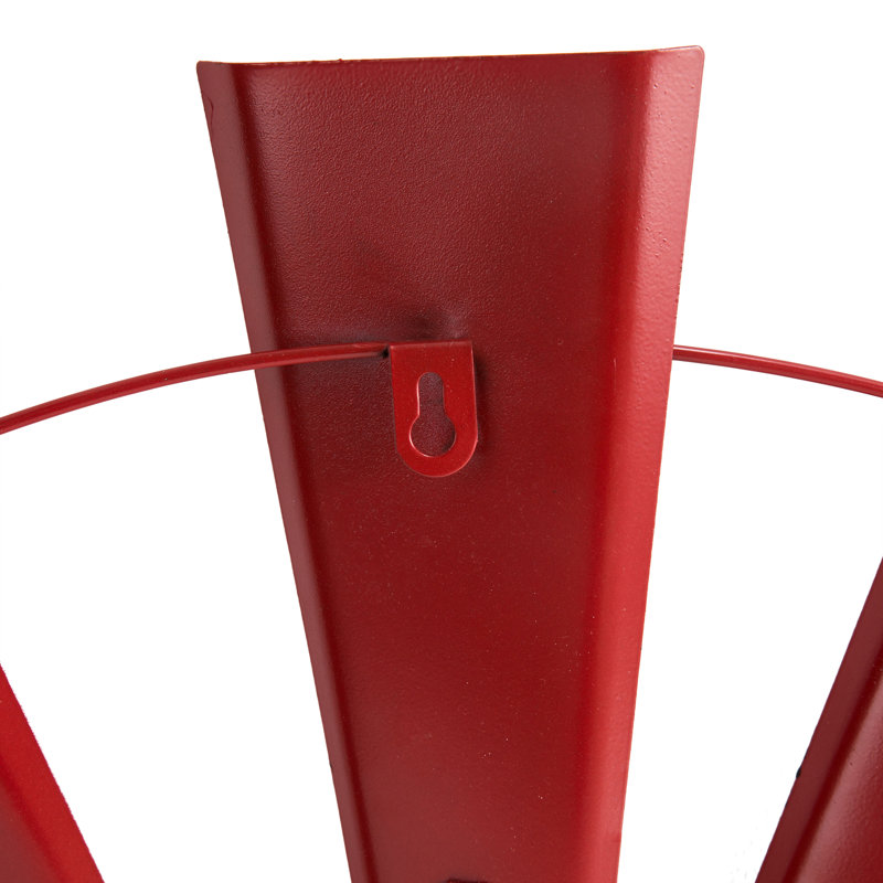 Décoration murale spinner demi vent, Rouge