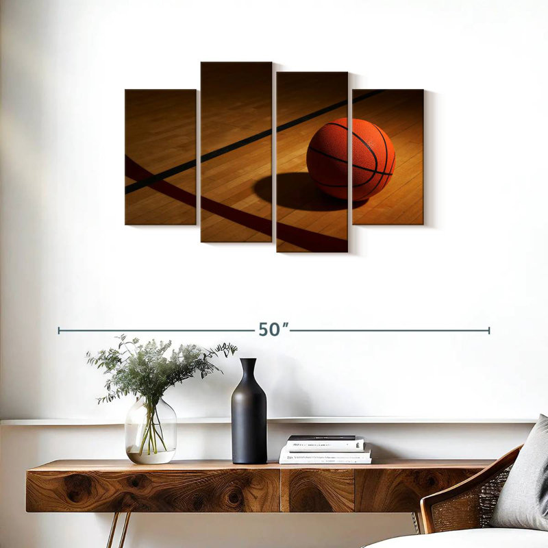 Ballon de basketball Sireci, H 22 po x l 36 po