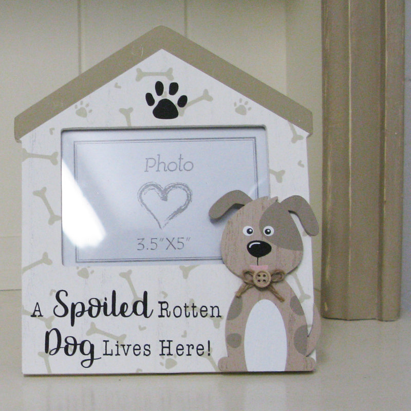 Chipps Brown Solid + Manufactured Wood Picture Frame