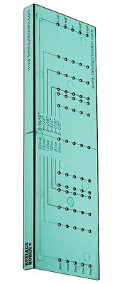 Mounting Template for cabinet hardware 