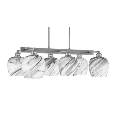 Edge 6 Light Bar With 6" Glass