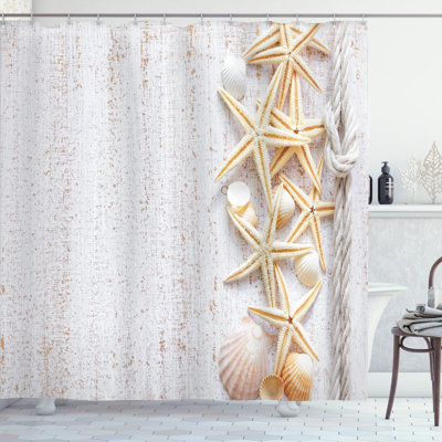 Shower Curtain with Hooks Included