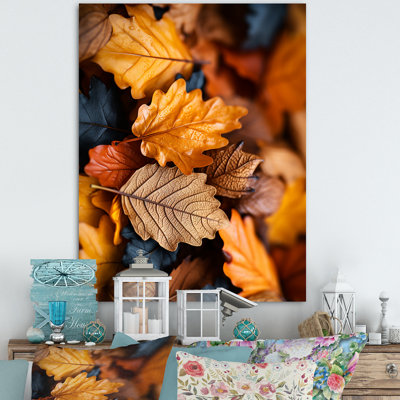 Autumn Mapple Leaves 3 - feuilles, art mural