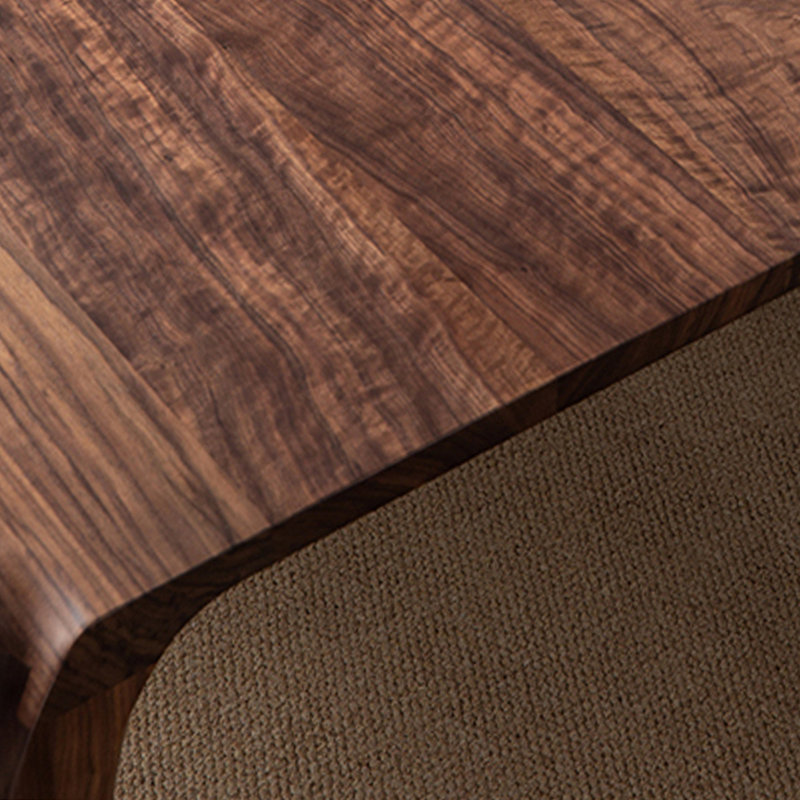Walnut Solid Wood Dining Table, 35.43" W x 78.74" L