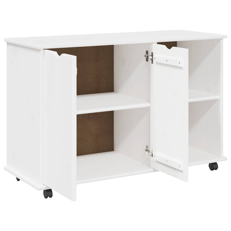 Solid Wood Standard Accent Chest, White