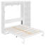 Grand lit escamotable mural avec tablettes, conception peu encombrante pour les pièces polyvalentes et les petits appartements-1529791868