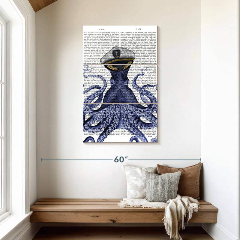 Brampt Captain Octopus, 45" H x 28" W