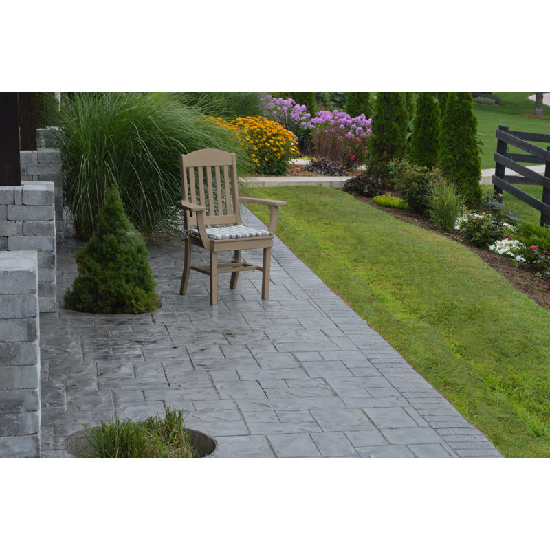 Chaise de patio Nettie, Bois patiné