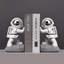 Serre-livres, serre-livres d'astronaute, statue d'astronaute sur le thème de l'espace